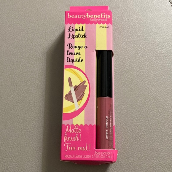 New Beauty Benefits liquid lipstick color Mauve - Picture 1 of 2